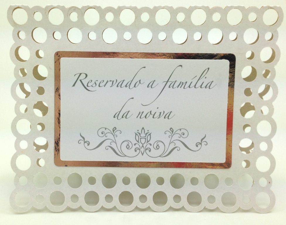 Marcador de Mesa – Bolinhas