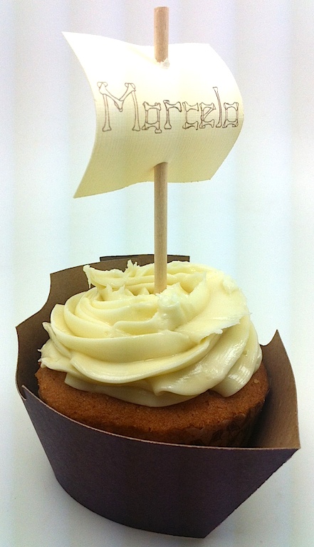 Saia p/ Cupcake – Barco Pirata