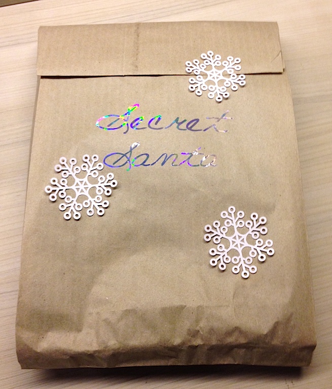 Embalagem Amigo Oculto ou Secret Santa