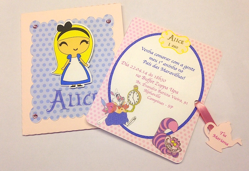 Convite Alice