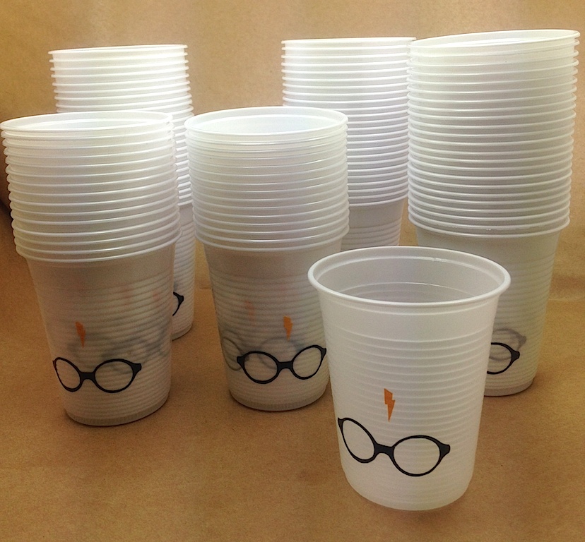 Copos Decorados Harry Potter