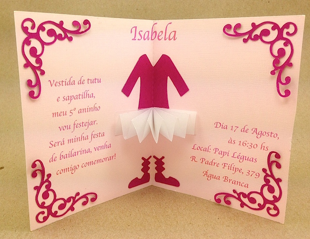 Convite Bailarina