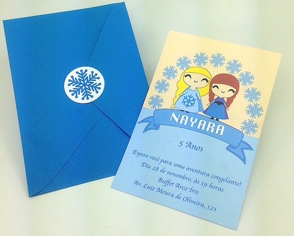 Convite Frozen