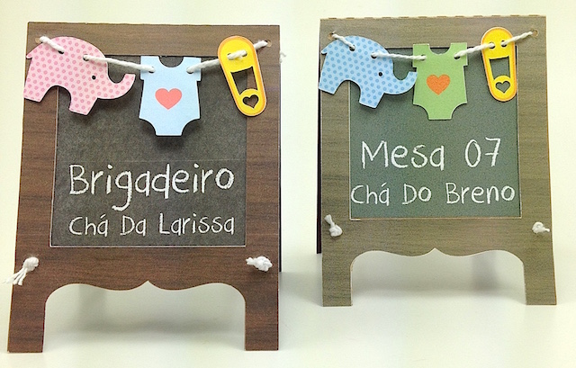 Marcador de Mesa ou Plaquinha Identificadora