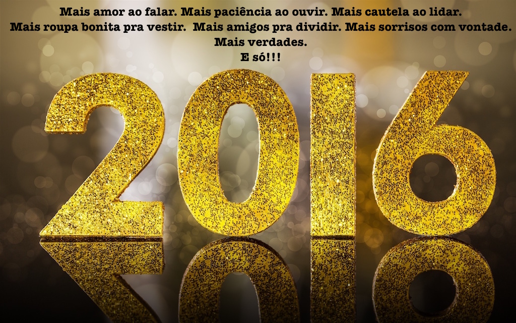 Feliz Ano Novo…