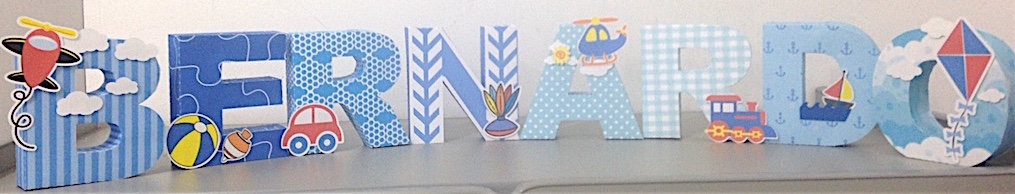 Letras 3D – Mundo dos Brinquedos