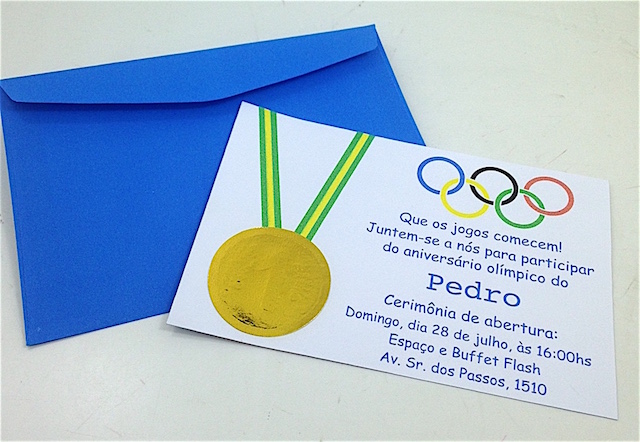 Convite Medalha de Ouro