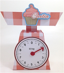 Balança para uma festa na Confeitaria