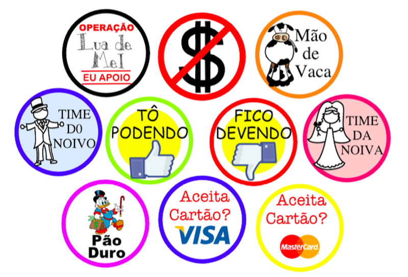 Adesivos pra hora de passar a gravata