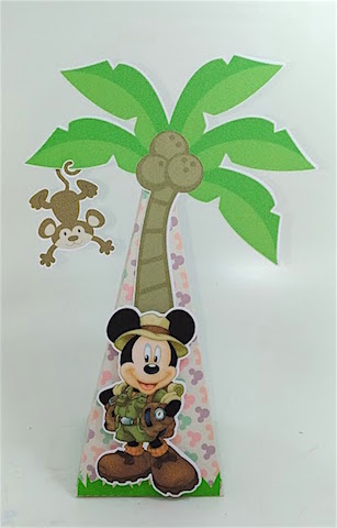 Caixa Pirâmide Mickey Safari