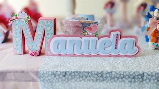 Letras 3D e Cursivas
